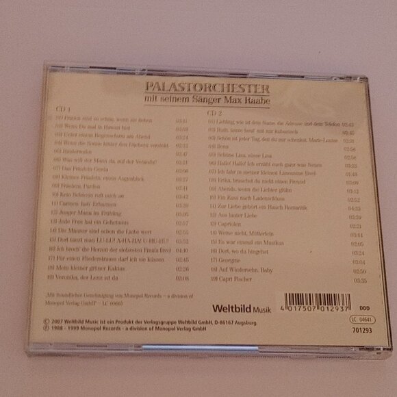 LOVELY PALAST ORCHESTER 2 CD Set mit seinem Sanger Max Raabe - Die groBten Erfol - Picture 3 of 4